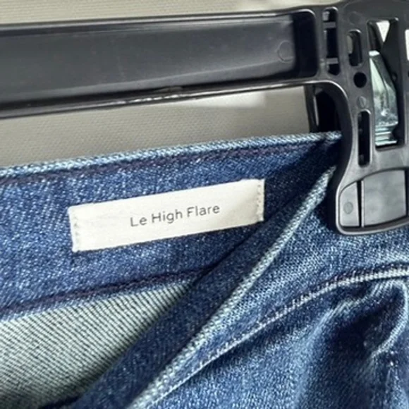 Frame Le High Flare Leg Jeans Bestia Blue Wash High Rise Womens size 29 - Picture 8 of 9